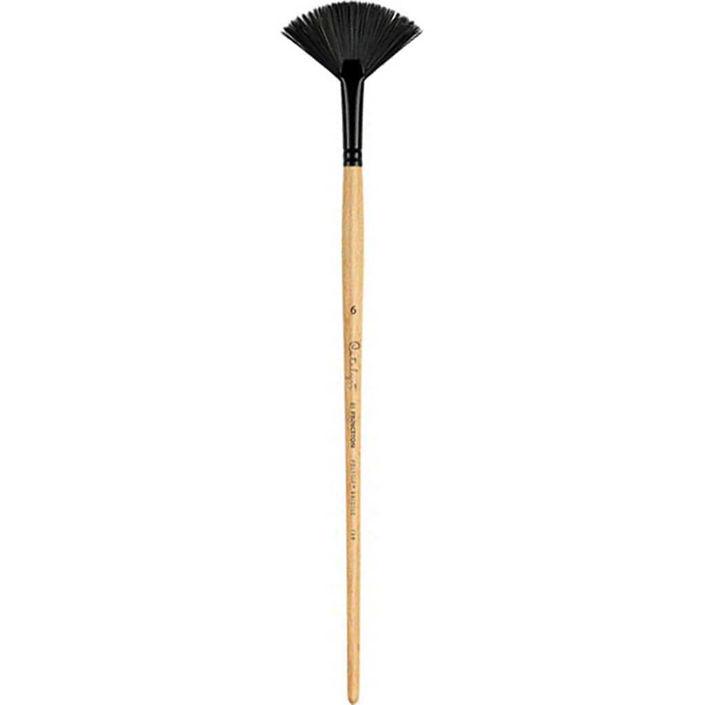 Princeton Catalyst Polytip Long Handle Bristle Brushes Fan