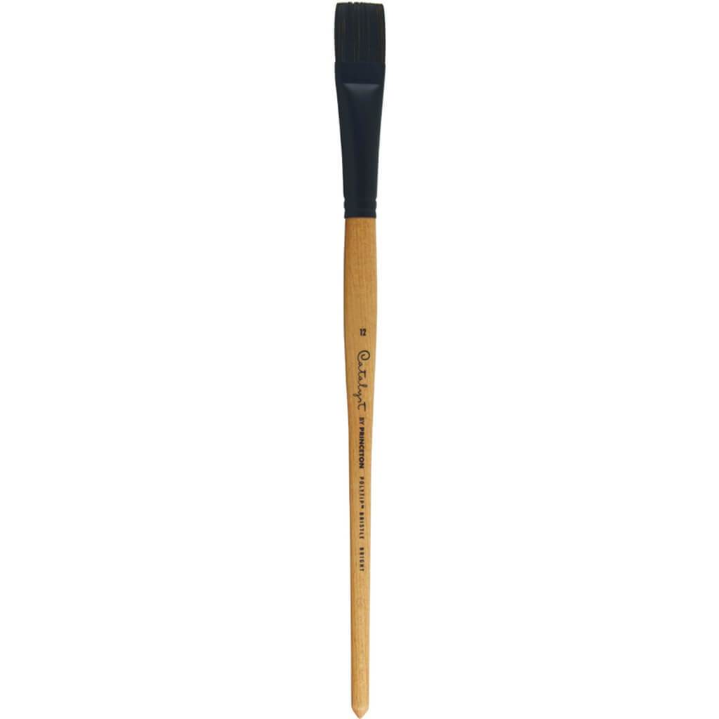 Princeton Catalyst Polytip Long Handle Bristle Brushes Bright