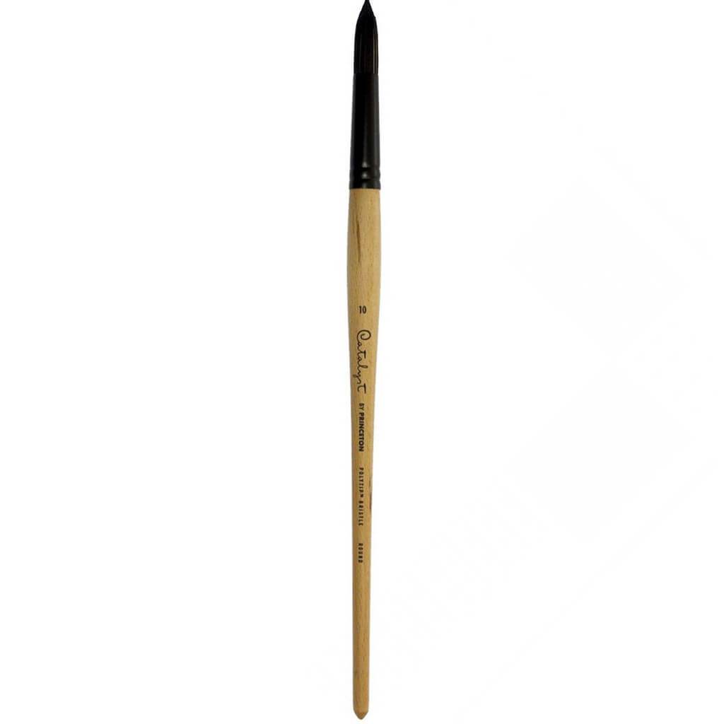 Princeton Catalyst Polytip Long Handle Bristle Brushes Round