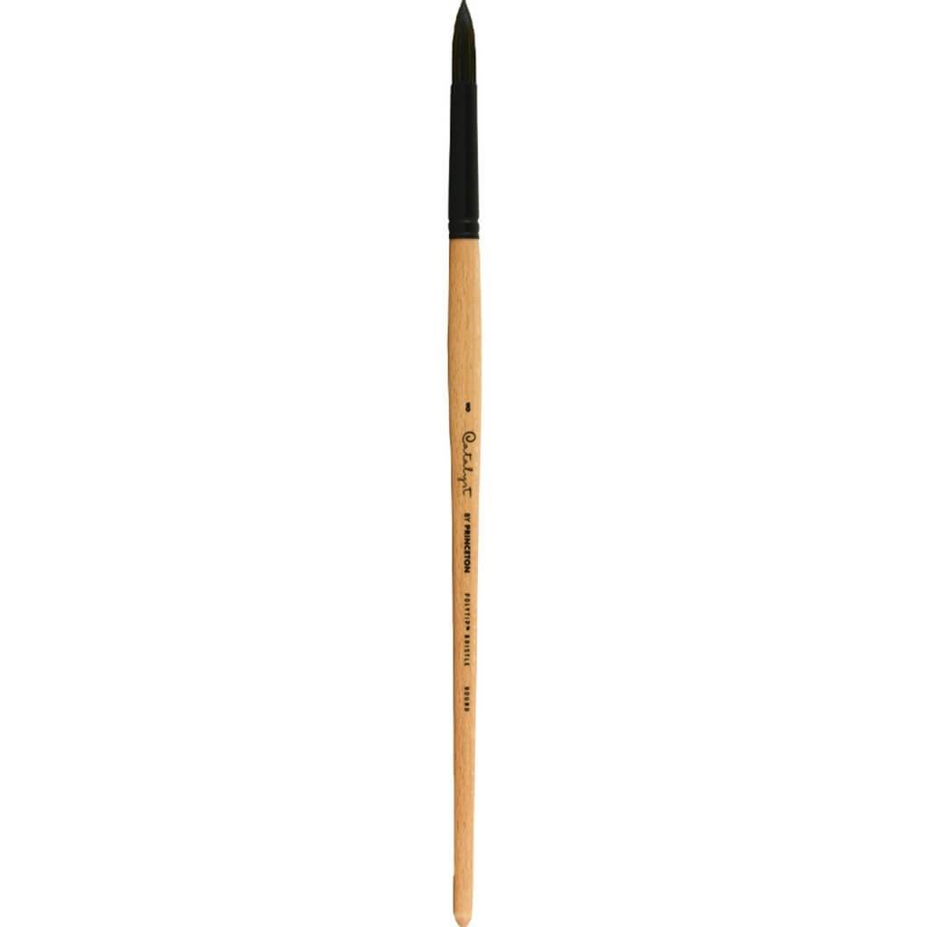 Princeton Catalyst Polytip Long Handle Bristle Brushes Round