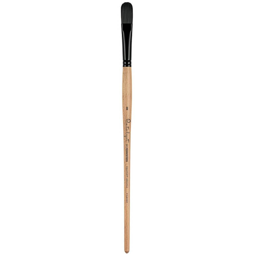 Princeton Catalyst Polytip Long Handle Bristle Brushes Filbert