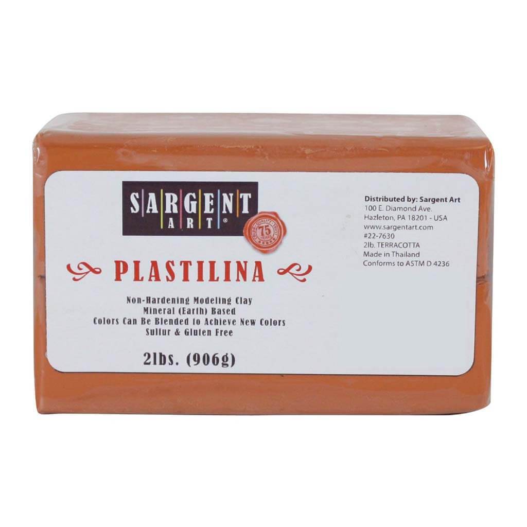 Non-Hardening Plastilina Modeling Clay Solid 2lb