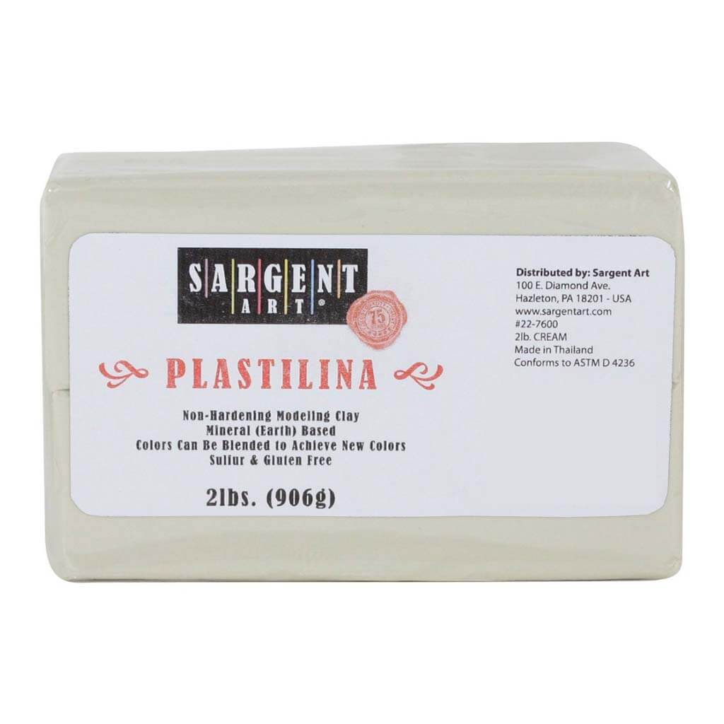 Non-Hardening Plastilina Modeling Clay Solid 2lb