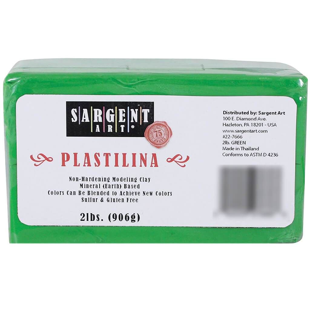 Non-Hardening Plastilina Modeling Clay Solid 2lb