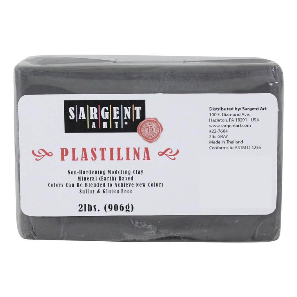 Non-Hardening Plastilina Modeling Clay Solid 2lb