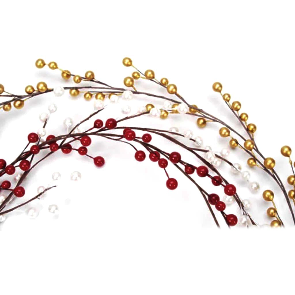 Berry Fruit Garland Red 6 Feet