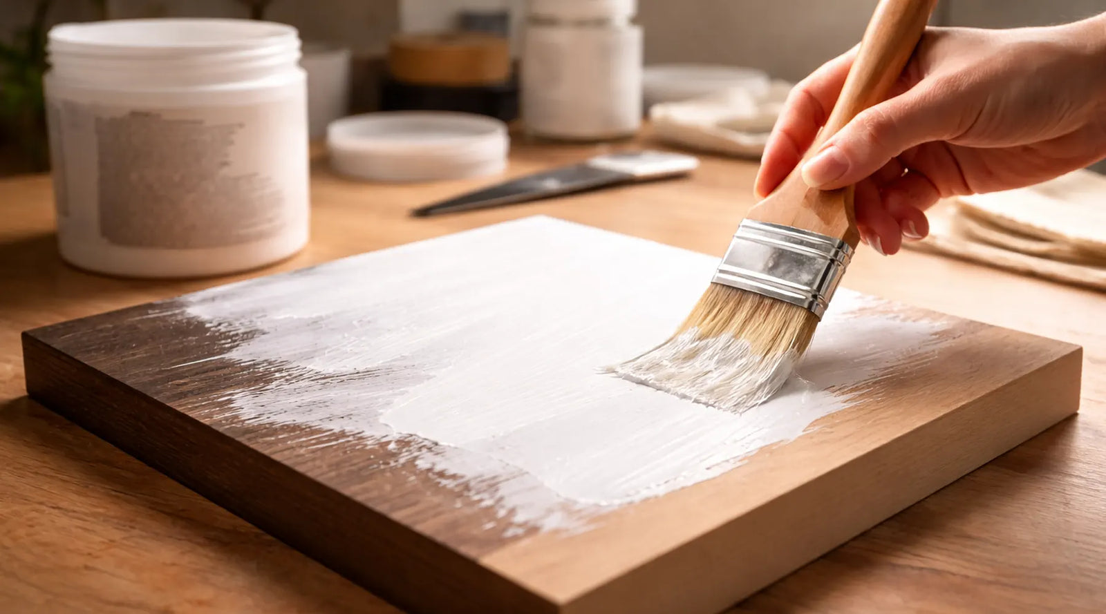 🎨 How to Seal and Gesso a Wooden Panel