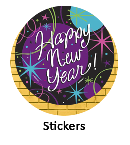 New Year Stickers