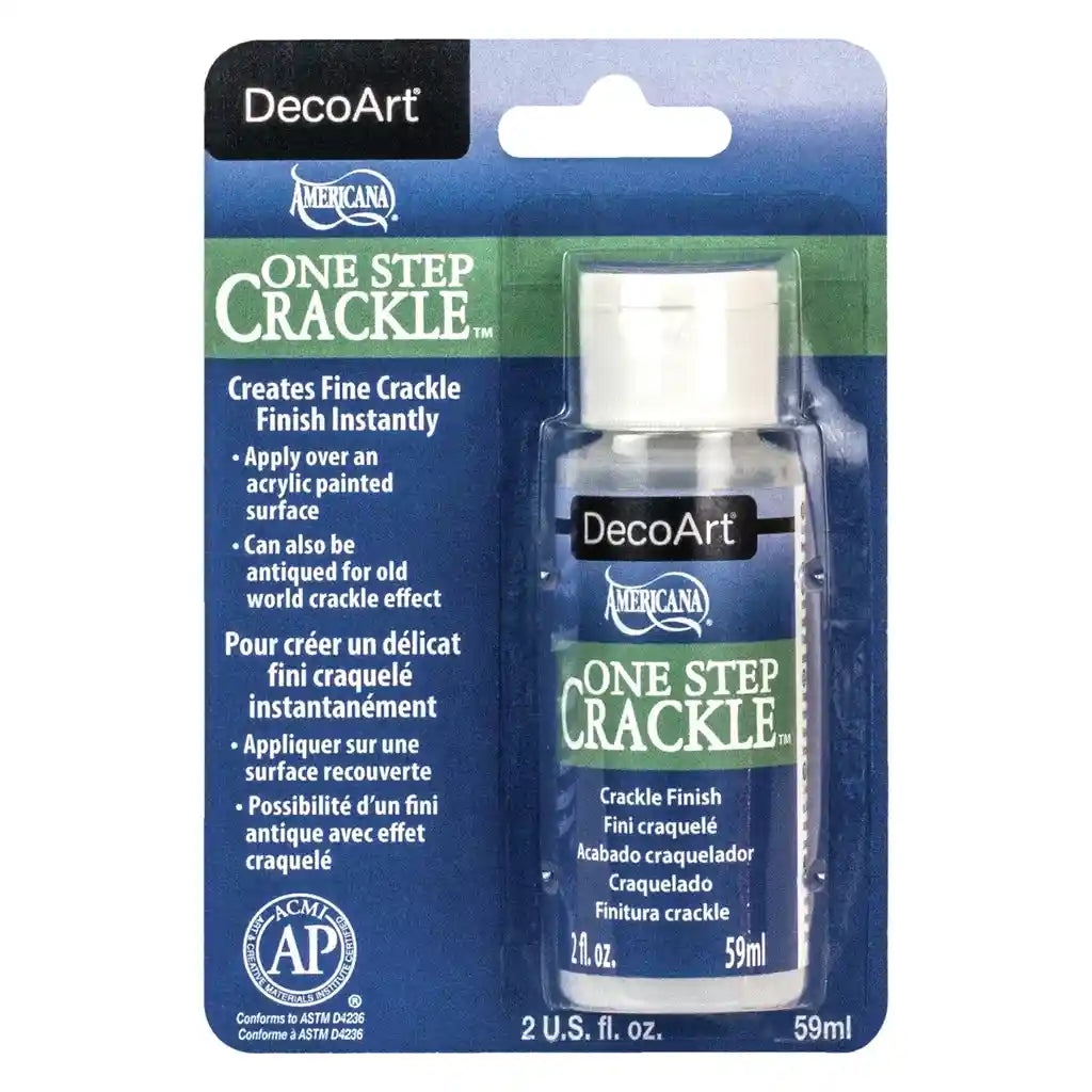 One Step Crackle Carded  2oz