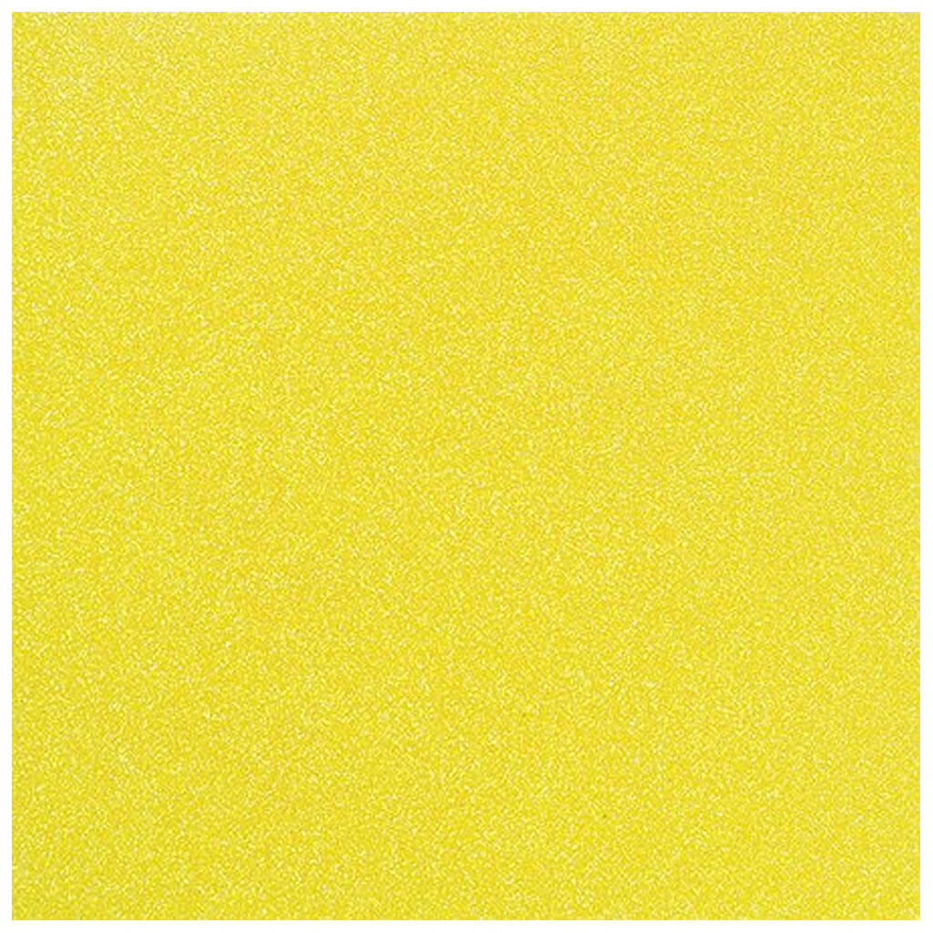 Scrapbook Paper 12in x 12in Neon Glitter Paper Neon Yellow