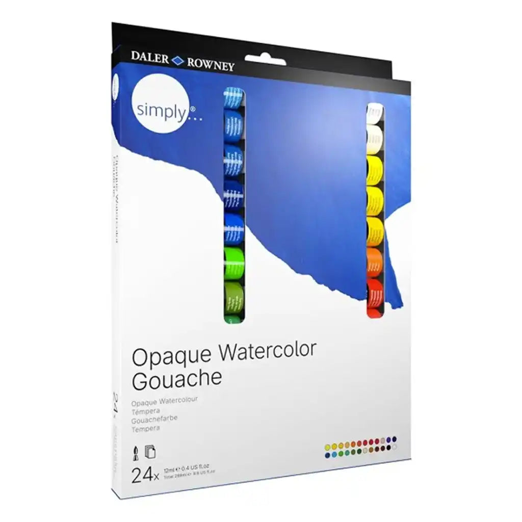 Simply Gouache Paint Set 24in x 12ml