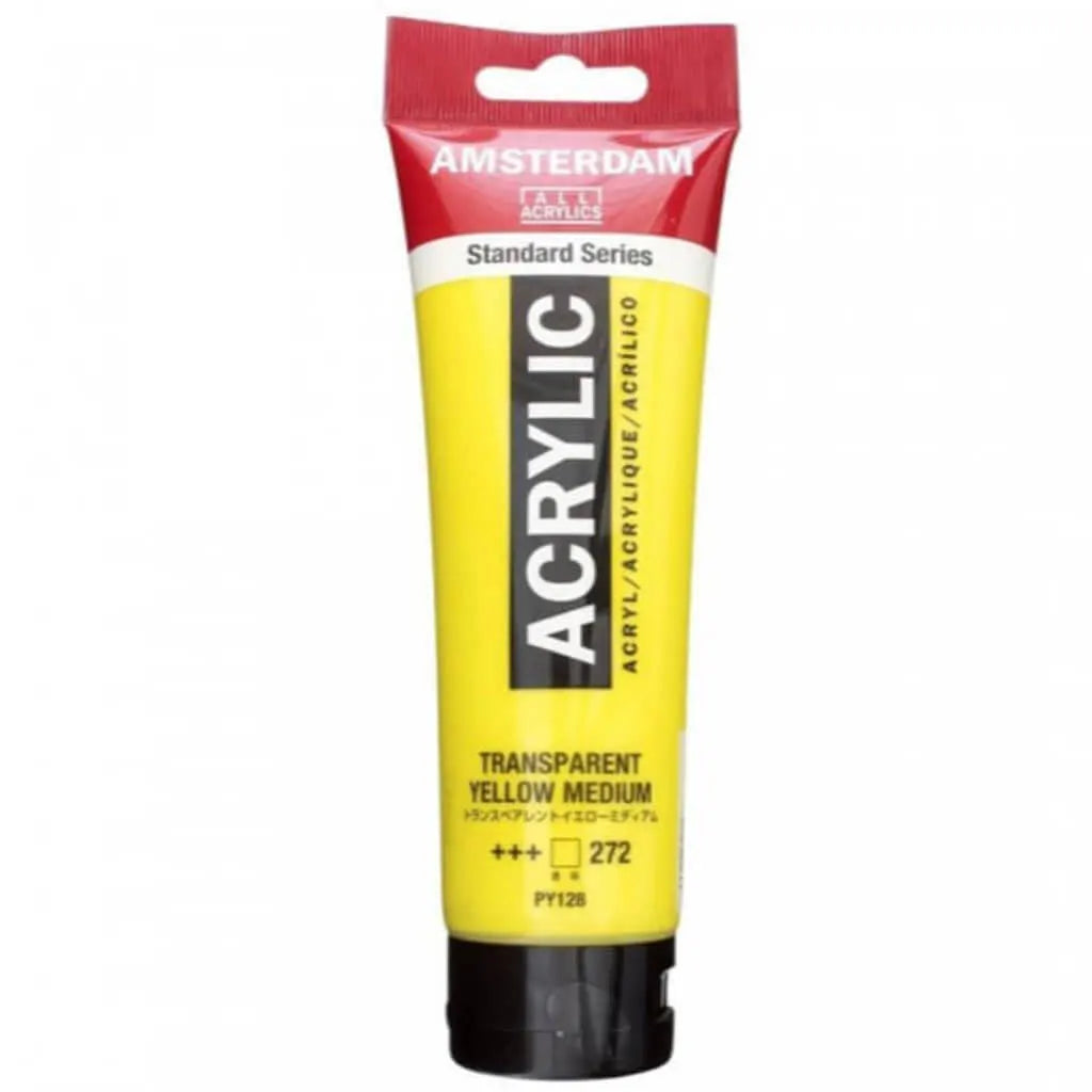 Amsterdam Standard Acrylic 120ml Transparent Yellow Medium