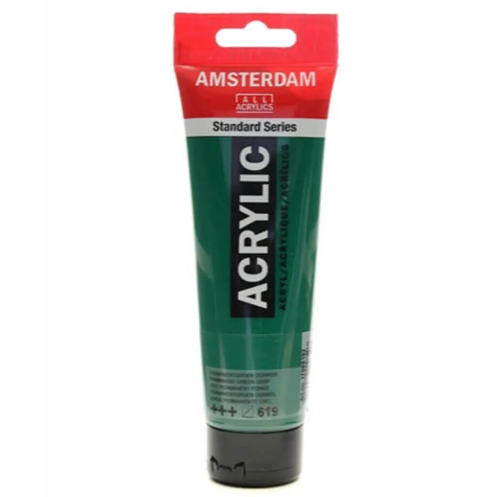 Amsterdam Standard Acrylic 120ml Permanent Green Deep