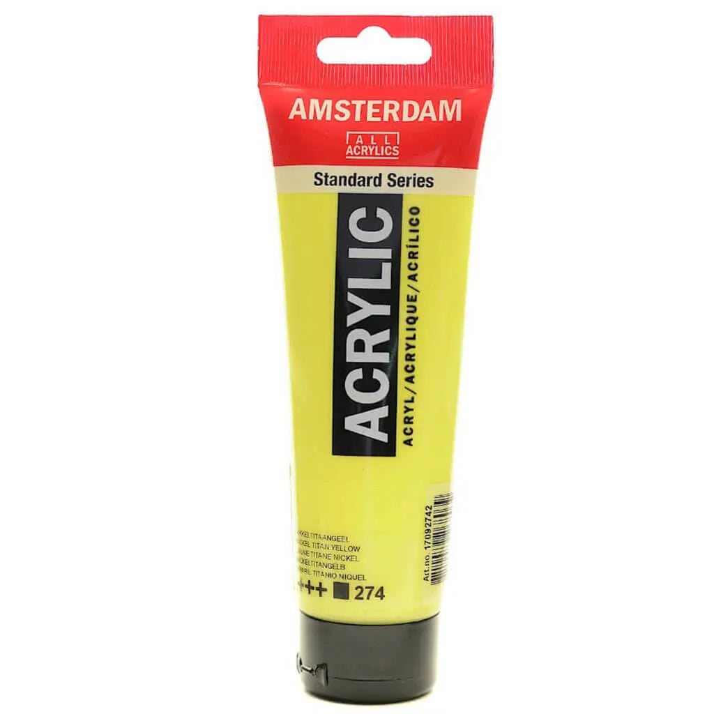 Amsterdam Standard Acrylic 120ml Nickel Titanium Yellow