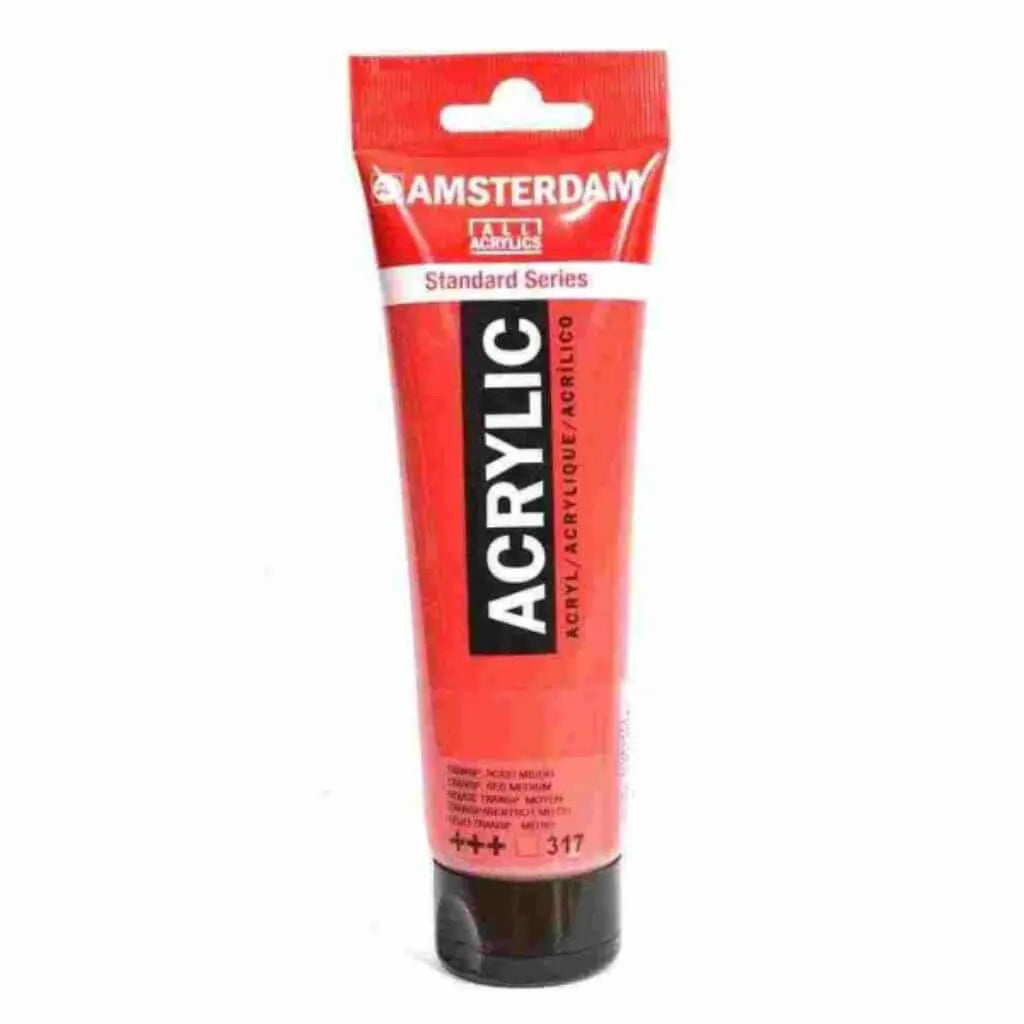 Amsterdam Standard Acrylic 120ml Transparent Red Medium