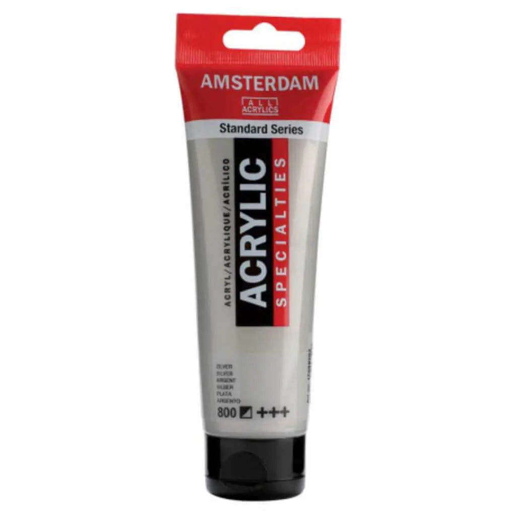 Amsterdam Standard Acrylic 120ml Metallic Silver