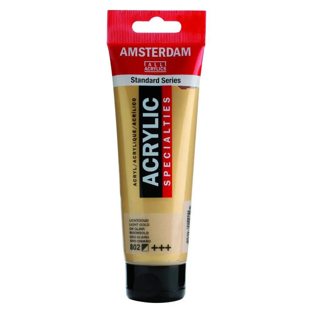 Amsterdam Standard Acrylic 120ml Metallic Light Gold