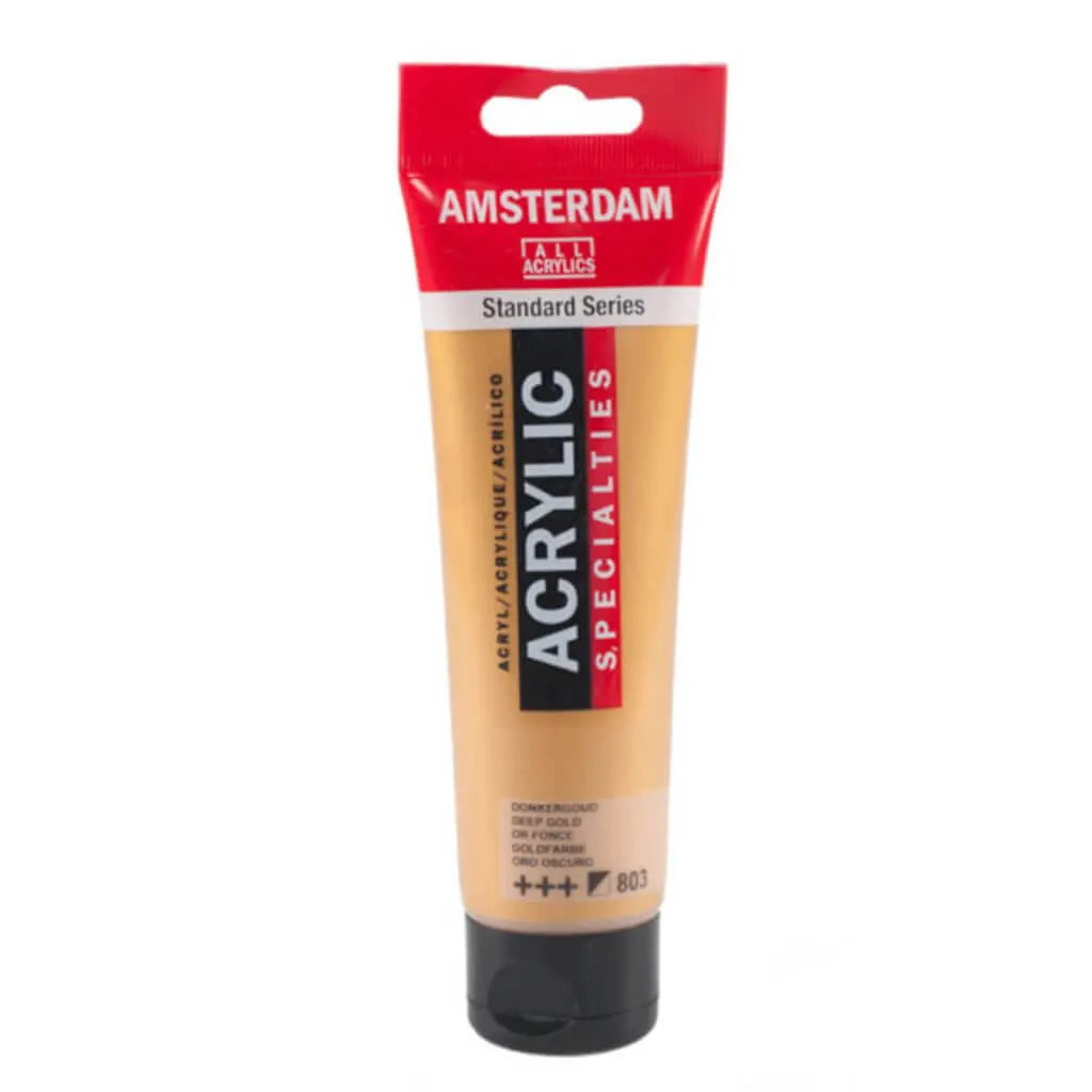 Amsterdam Standard Acrylic 120ml Metallic Deep Gold