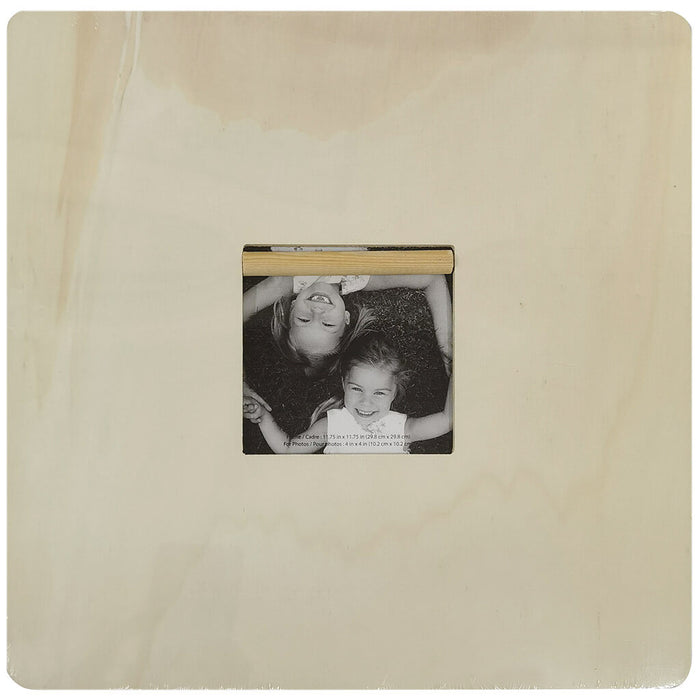 Wood Craft: DIY 11.75in Square Photo Frame with Dowel