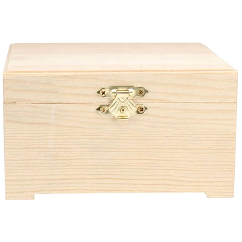 Wood Craft: Keepsake/Jewelry Box Set with Clasp 3/Set