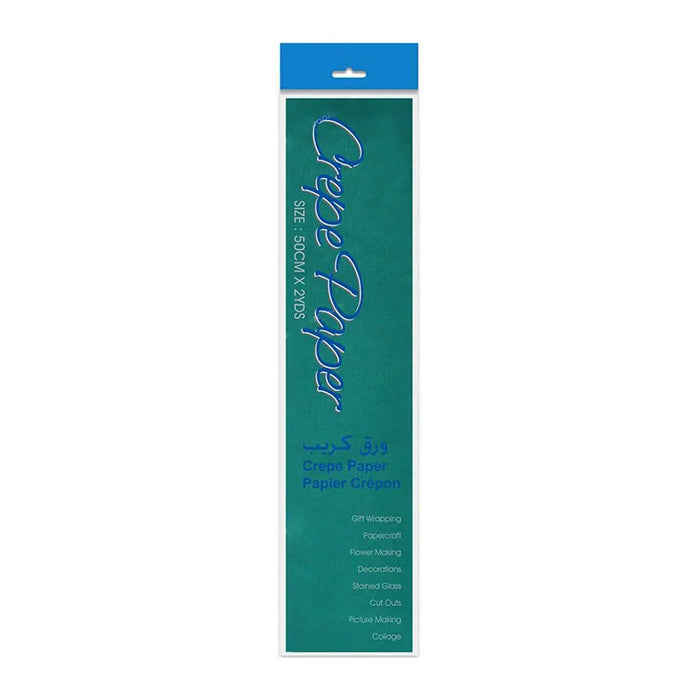 Crepe Paper Dark Green, 50cm x 2yds