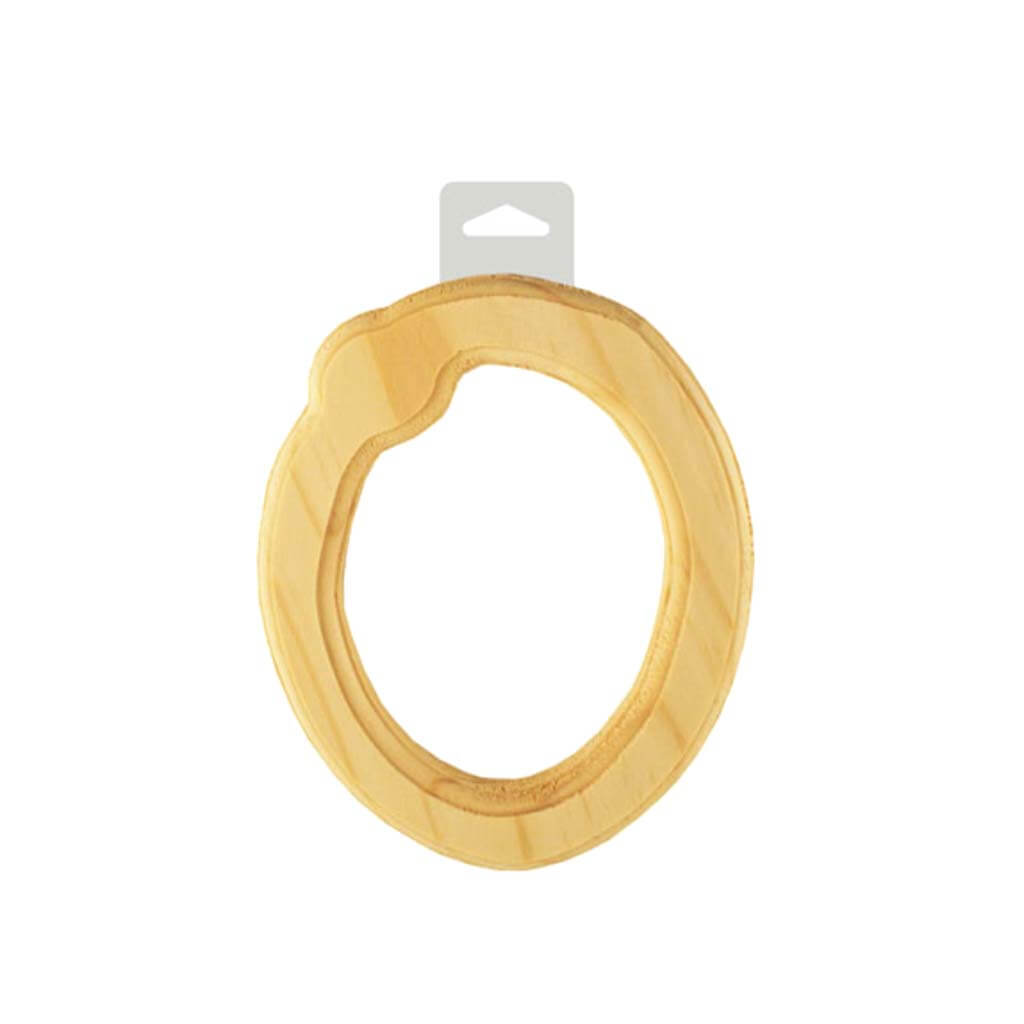 Wood Letters 6In Natural, O