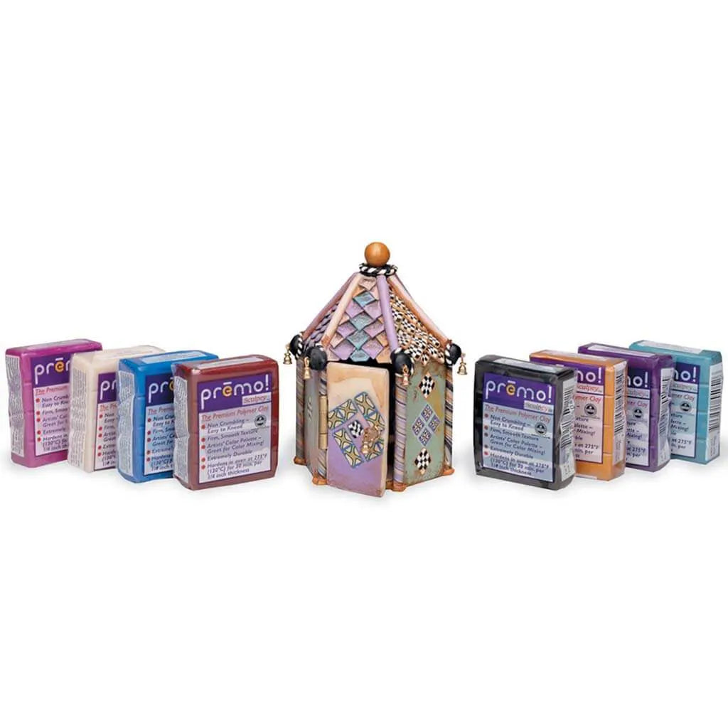 Premo Clay Sculpey White, 2oz