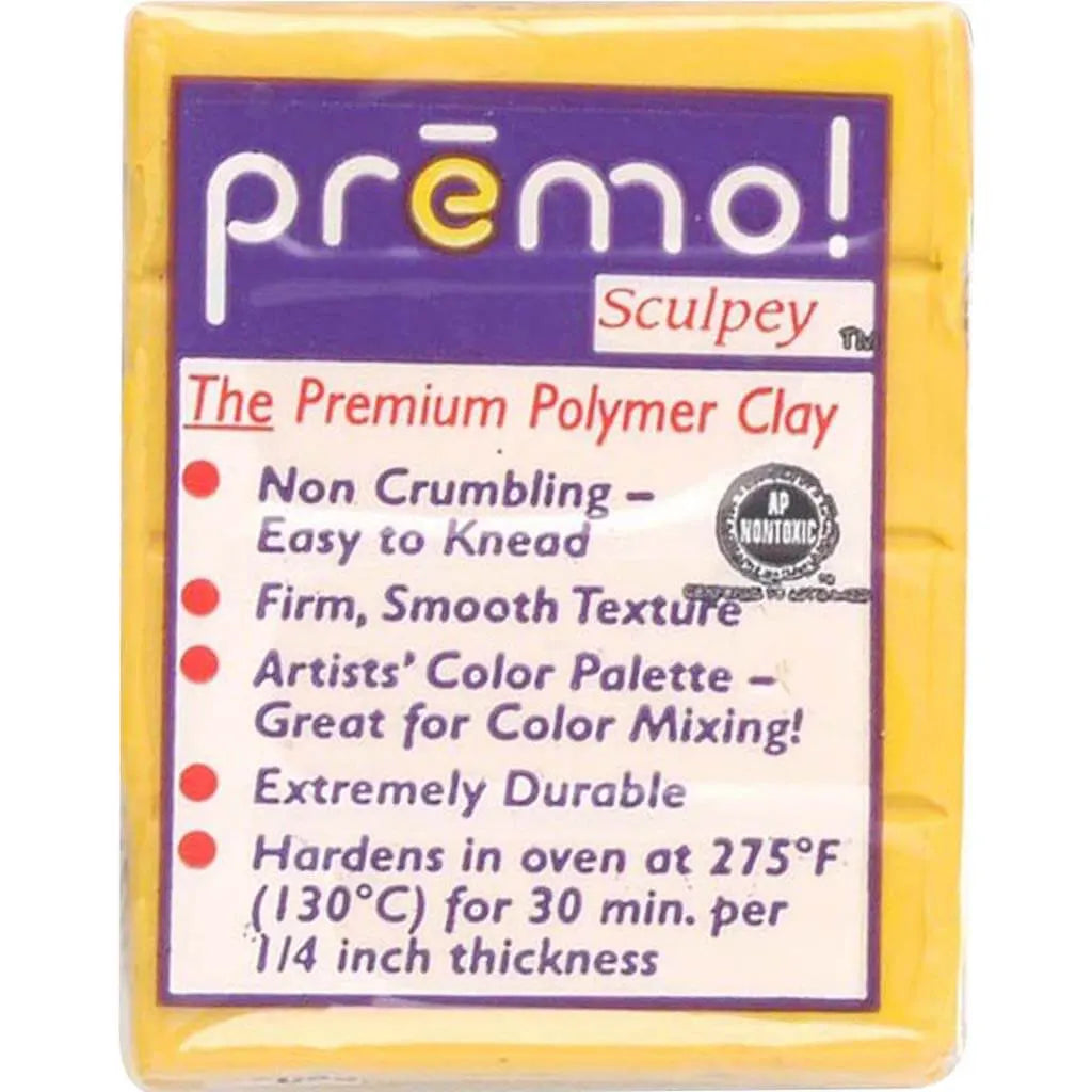Premo Clay Cad Yellow, 2oz