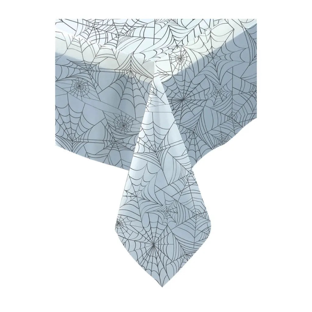 Clear Spider Web Rectangular Table Cover, 84in x 54in