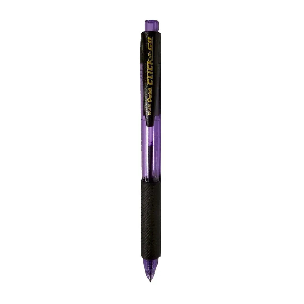 Click-N-Go Retractable Ballpoint Pen, Violet