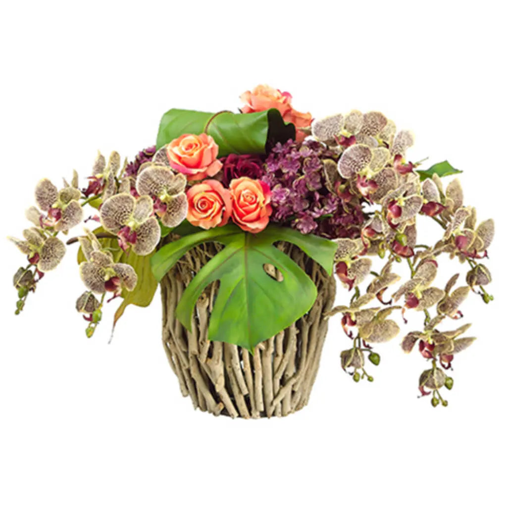 Phalaenopsis / Hydrangea 19in H x 24in W x 19in L