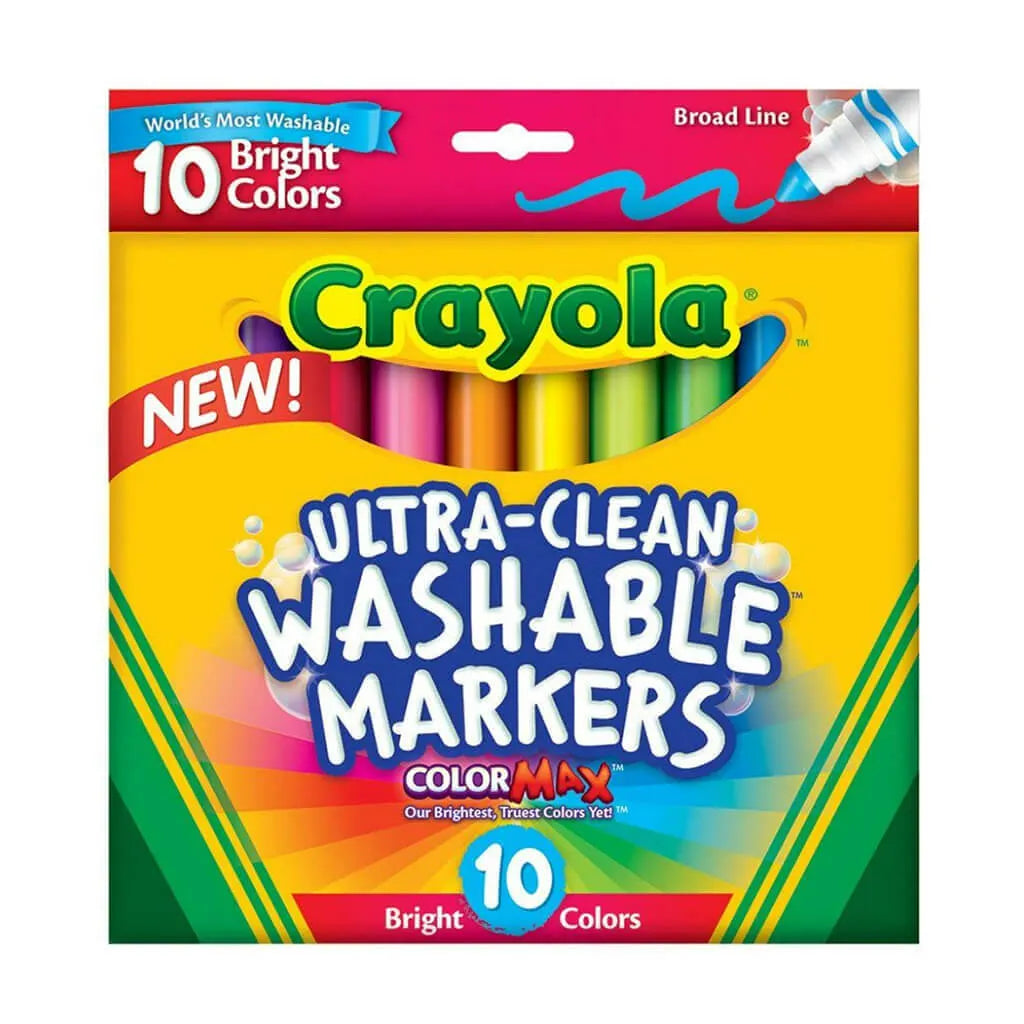 Ultra-Clean Washable Marker Bright, 10ct