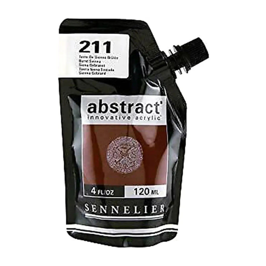 Sennelier Abstract Acylic 120ml Burnt Sienna