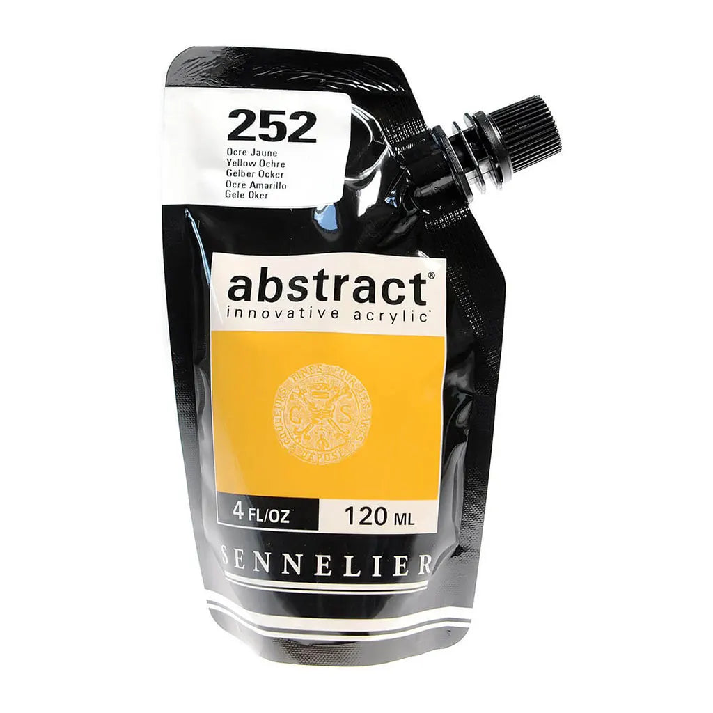 Sennelier Abstract Acylic 120ml Yellow Ochre