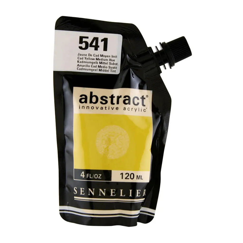 Sennelier Abstract Acylic 120ml Cad Yellow Medium Hue
