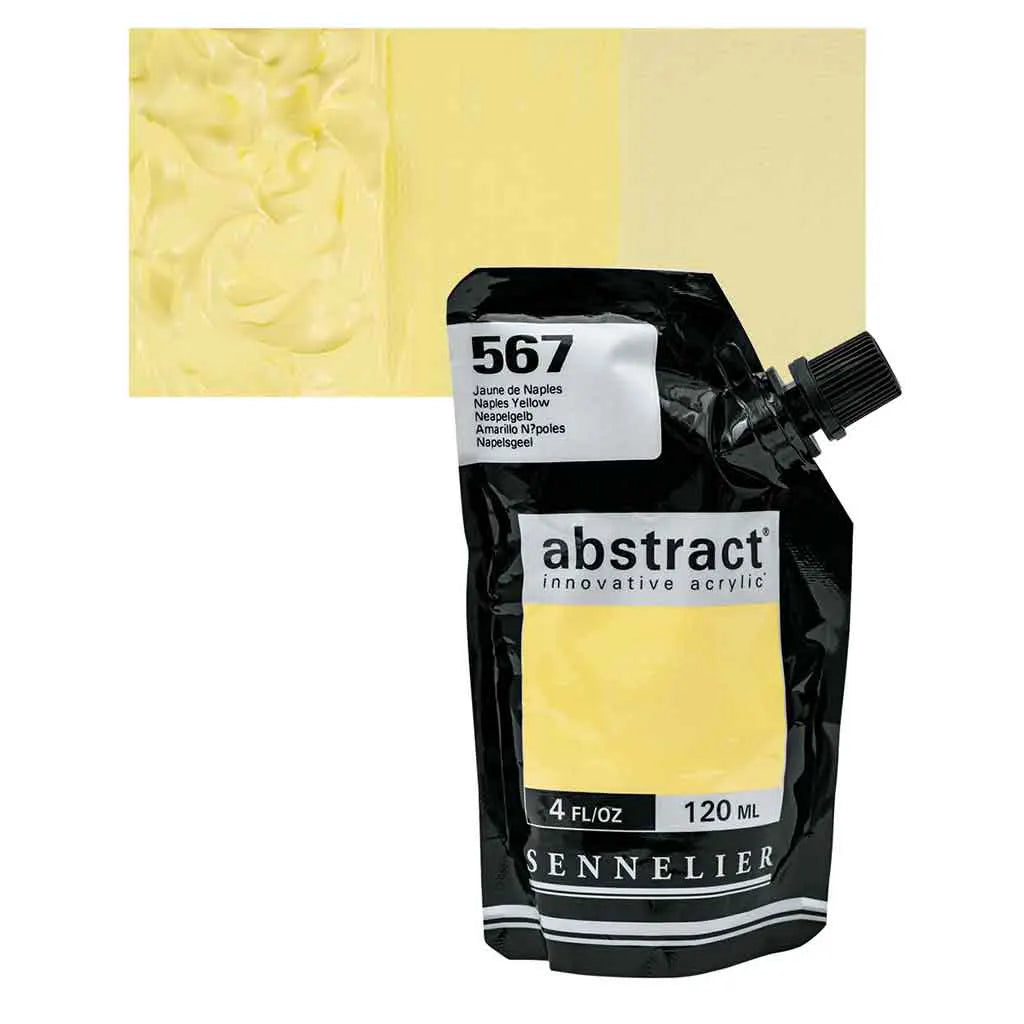 Sennelier Abstract Acylic 120ml Naples Yellow