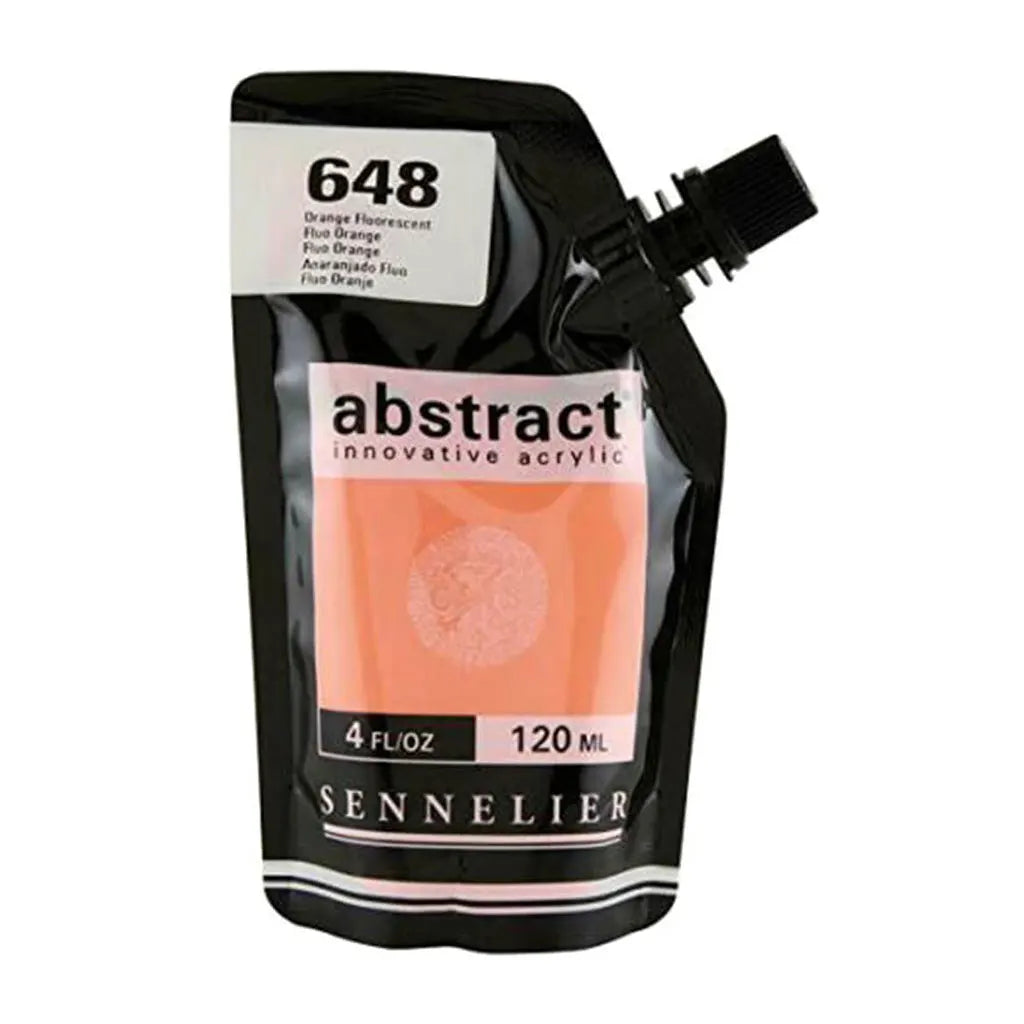 Sennelier Abstract Acylic 120ml Fluo Orange