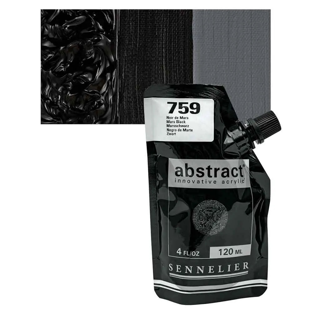 Sennelier Abstract Acylic 120ml Mars Black
