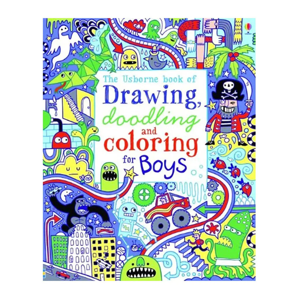 Usborne Book of Drawing, Doodling and Coloring