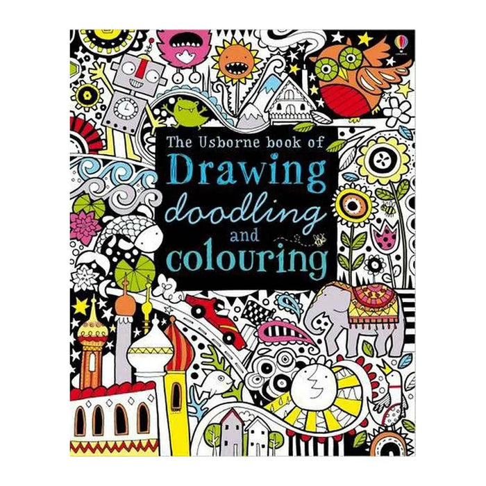 Usborne Book of Drawing, Doodling and Coloring Fiona Watt