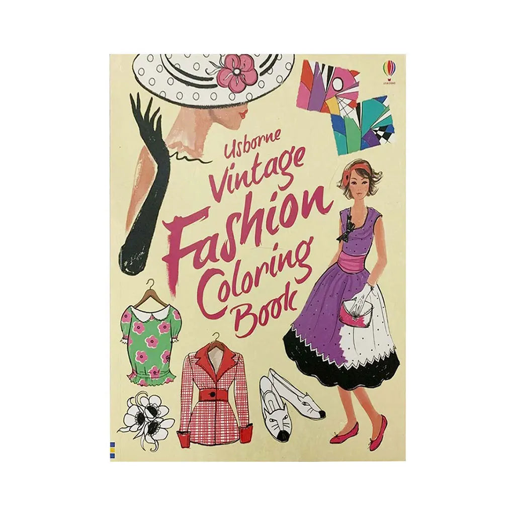 Usborne Vintage Fashion Coloring Book