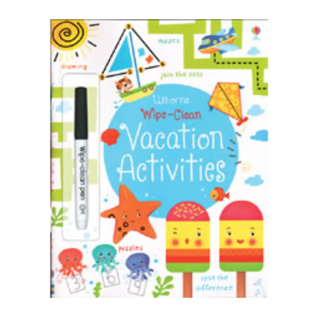 Wipe Clean Vacation Activity Book