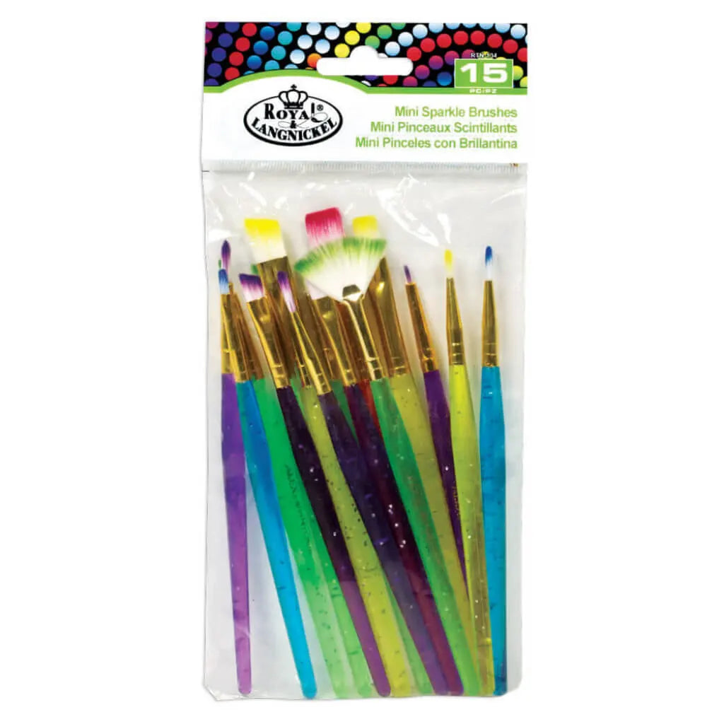 Mini Sparkle Brush Set, 15pc