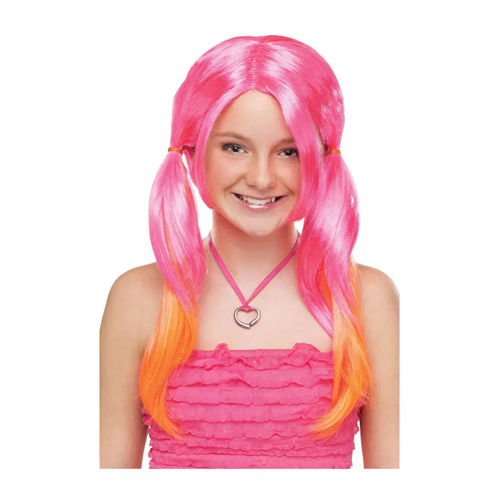 Child Pigtail Wig Ombre Assortment