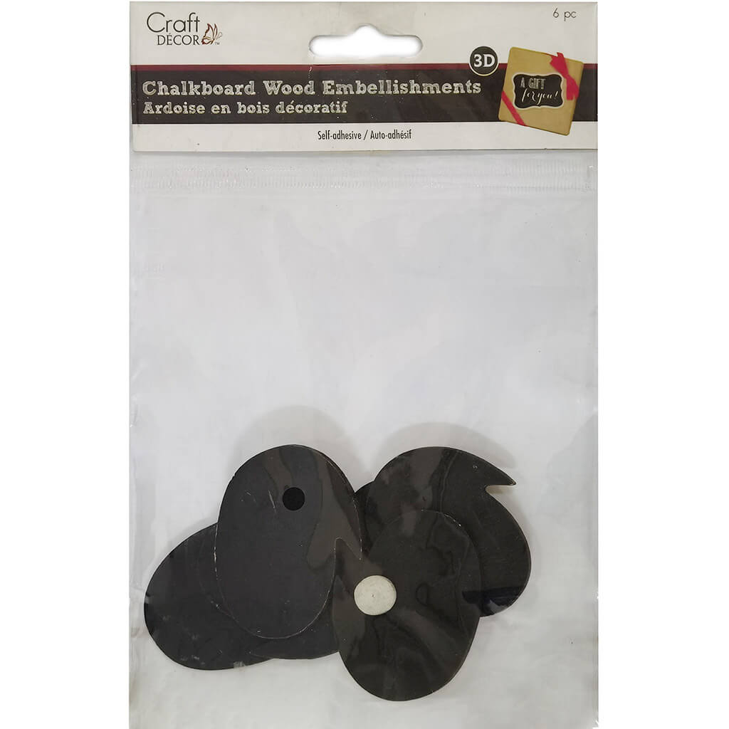 Craft Decor: Chalk-It-Up 3D Wood Sticker Embellishments