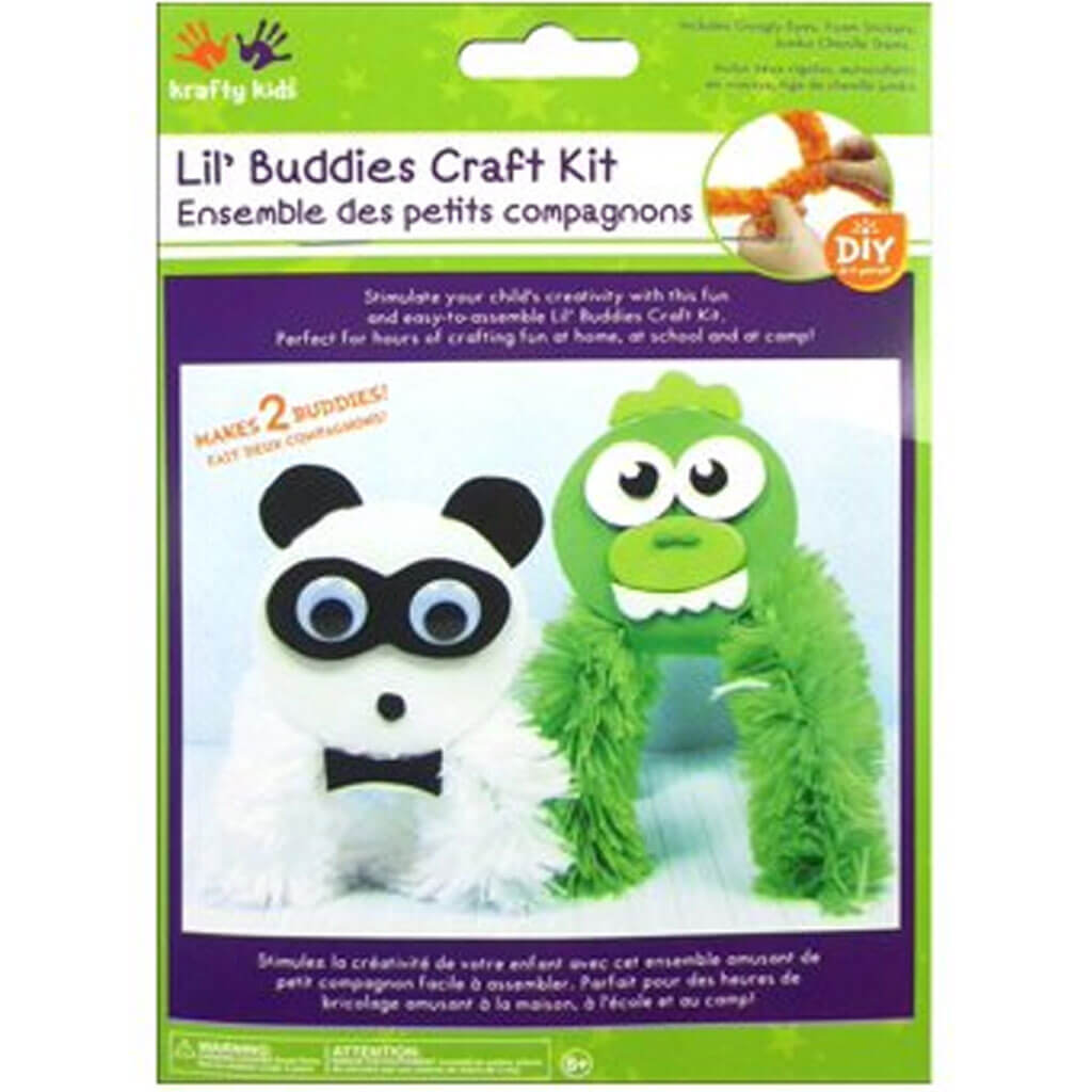 Krafty Kids Kit: DIY Jumbo Chenille Pals
