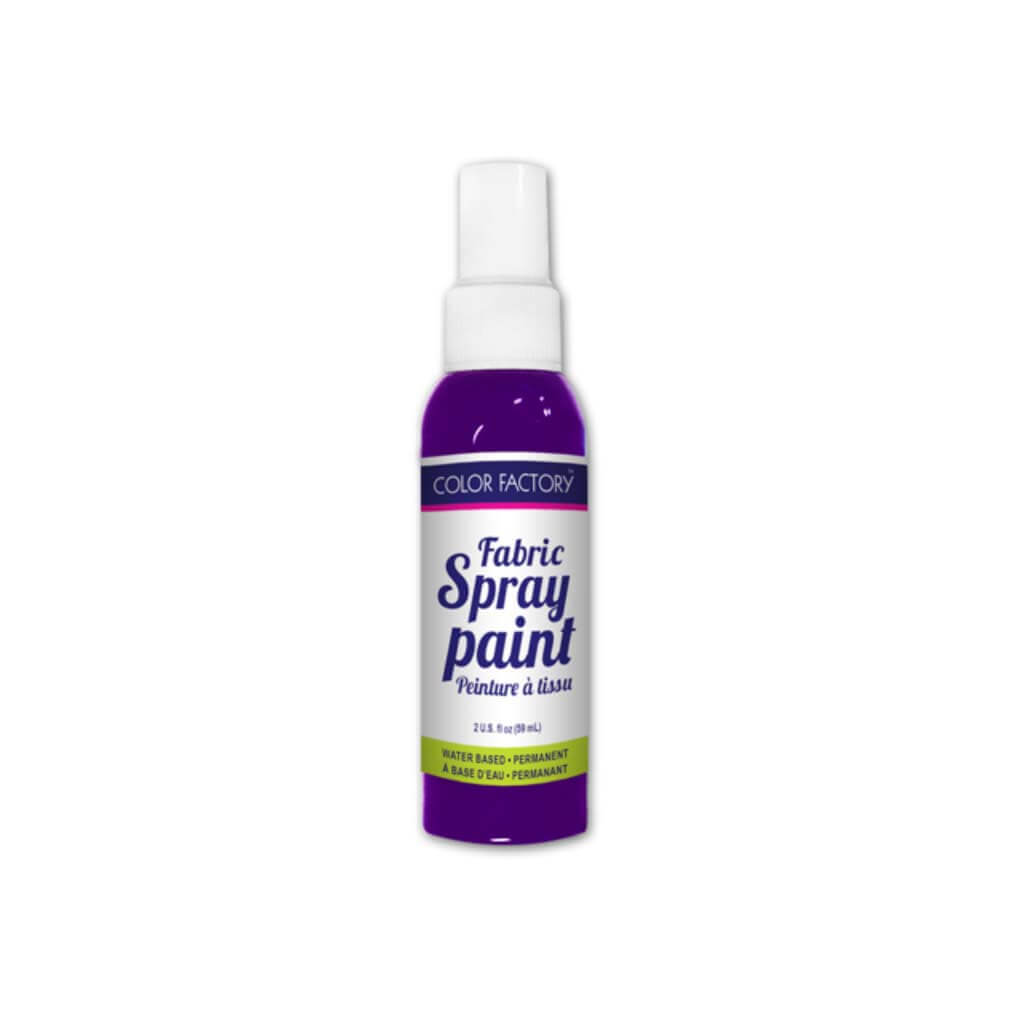 Color Factory Fabric Spray Paint 60ml, Purple