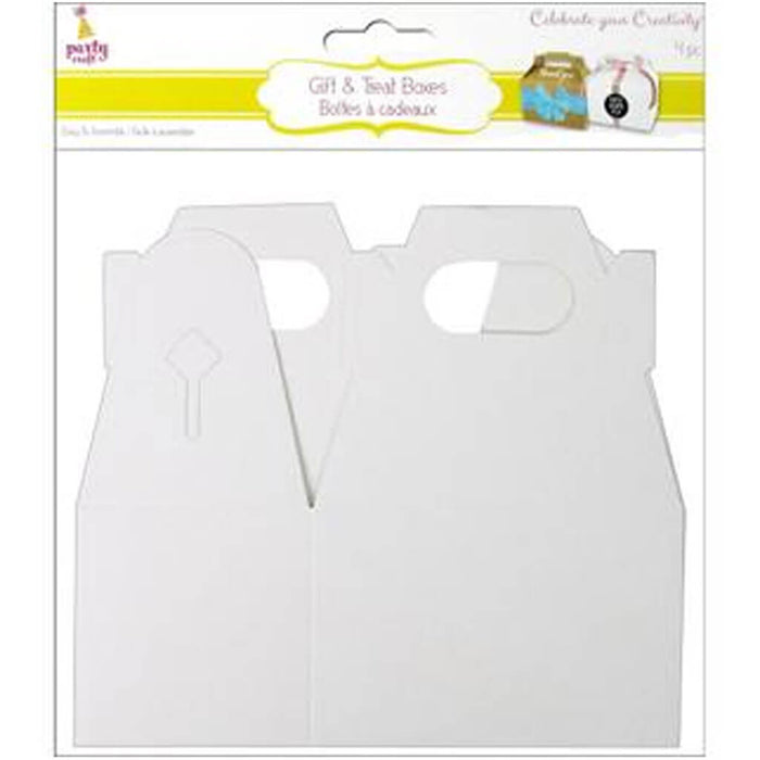 Party Craft Gable Gift/Treat Boxes 4pk