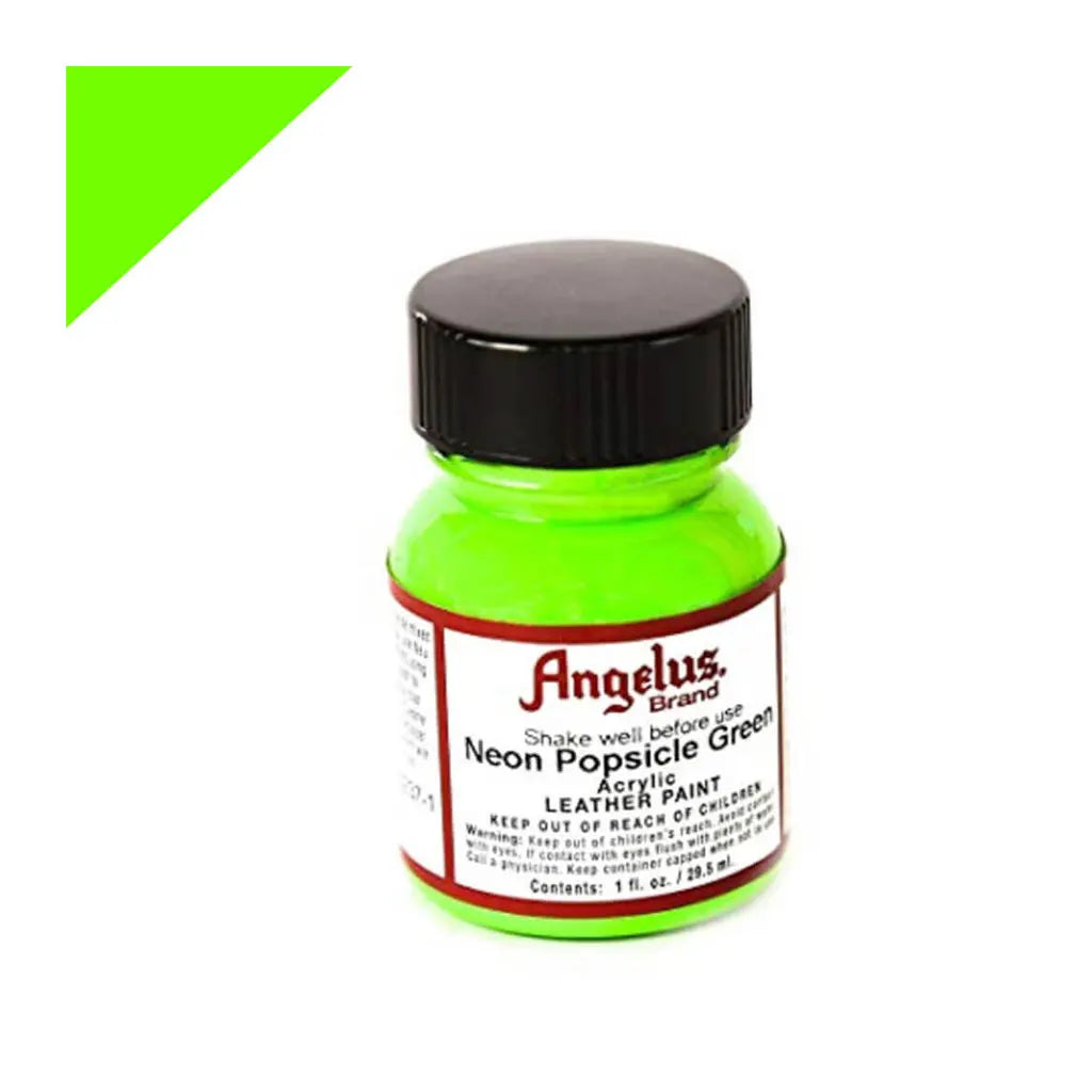 Angelus Neon Paint 1oz Popsicle Green