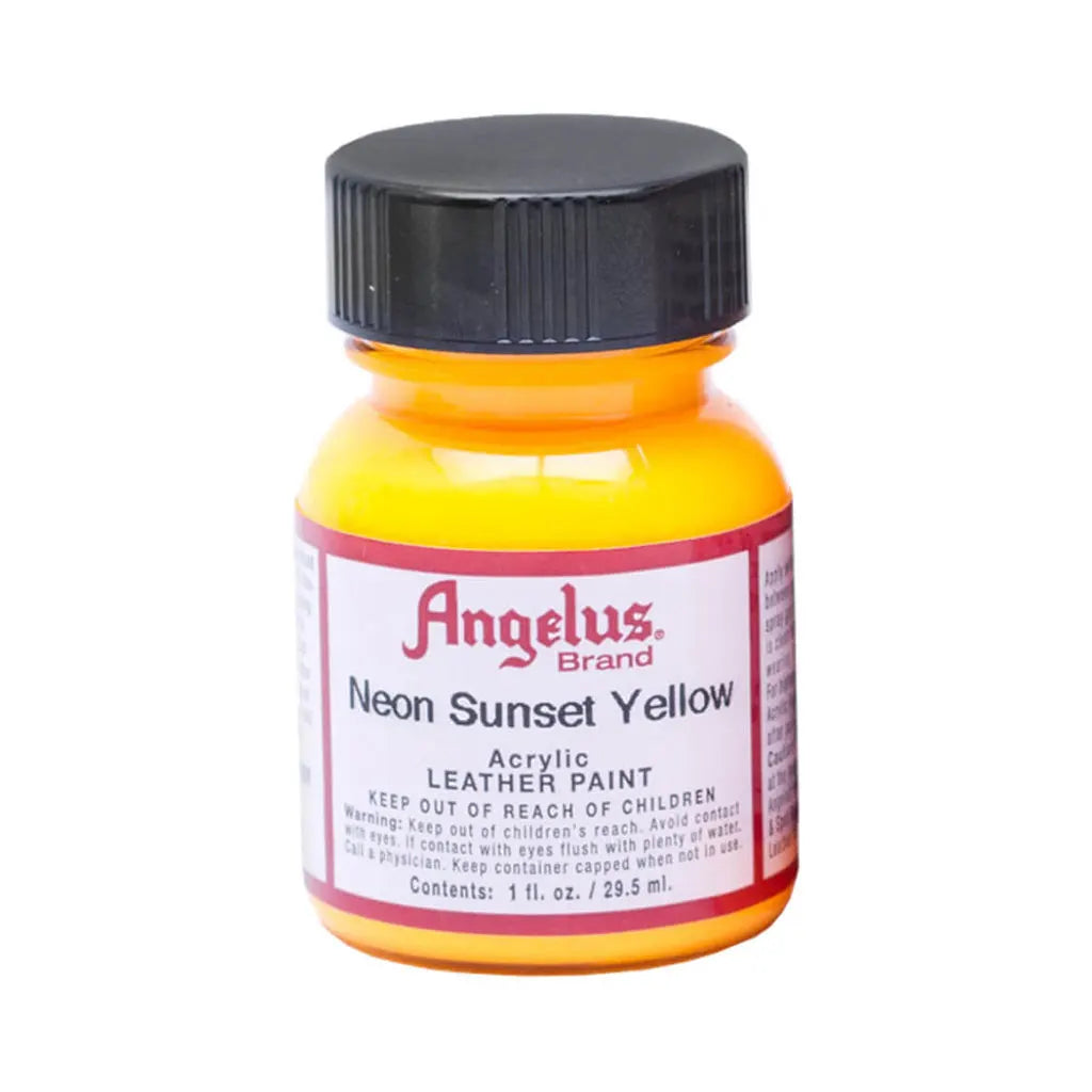 Angelus Neon Paint 1oz Sunset Yellow